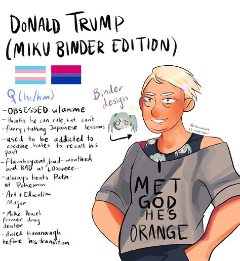 Donald Trump (Miku binder edition) | Know Your Meme