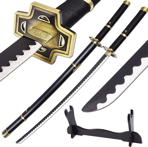Buy Douzoni Japanese Anime Cosplay Sword,Roronoa Zoro Swords Real ...