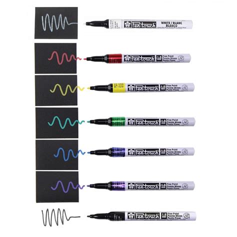 Sakura Pen-touch Marker Fine set of 8 assorted colors – Paper planning ...