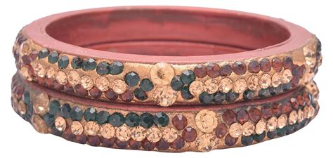 Buy Prince Handicraft Brass Bangle Set for Women (Size: 2.8, GB617-2.8 ...