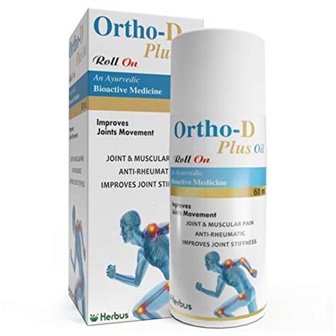 Ortho-D Plus Ayurvedic Pain Oil Roll on for Joint & Muscular Pain Reli ...