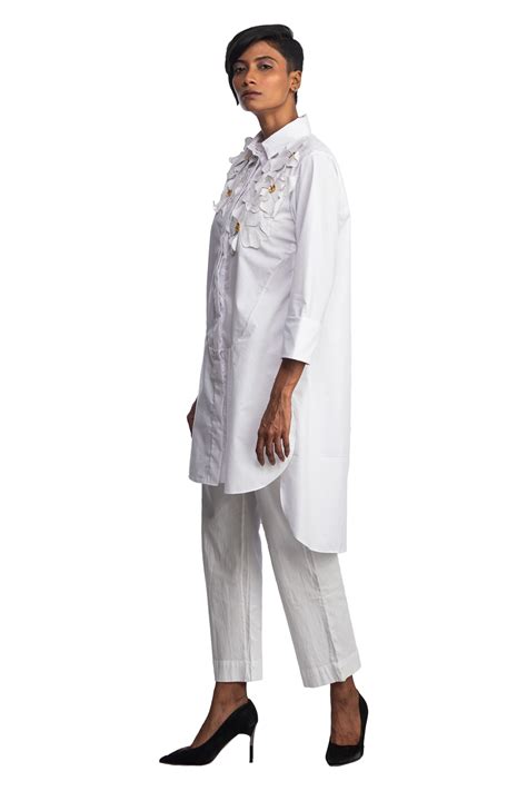 Studio Moda - White trope shirt - Elahe