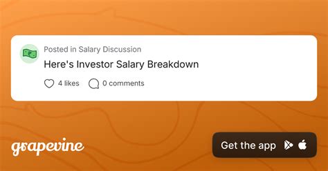 Here's Investor Salary Breakdown - Grapevine