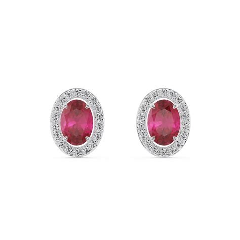 Buy Vintage Ruby Lab Grown Diamond Studs % Online - Shop Lab Grown ...