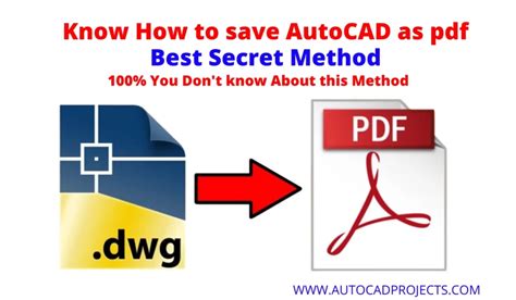 How to Save AutoCAD File in PDF Form 的图像结果