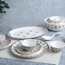 Wonderchef Venice Dinner Set - Blue, Set of 31 (Melamine) : Amazon.in ...