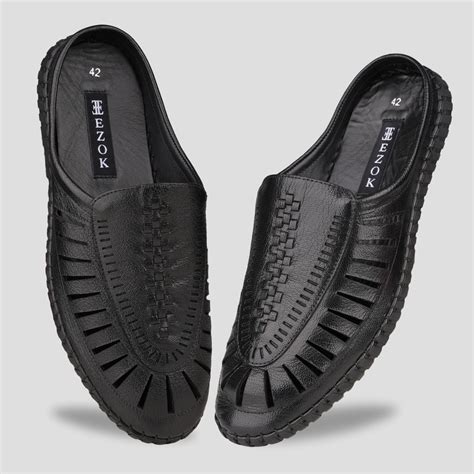 Ezok Black Casual Leather Shoes For Men – Ezok Shoes