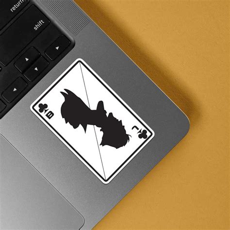 Batman and Joker Card Movies Stickers - Limited Stock