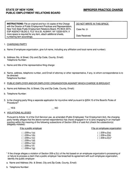NY PERB 579 Form - Fill Online, Printable, Fillable, Blank - pdfFiller