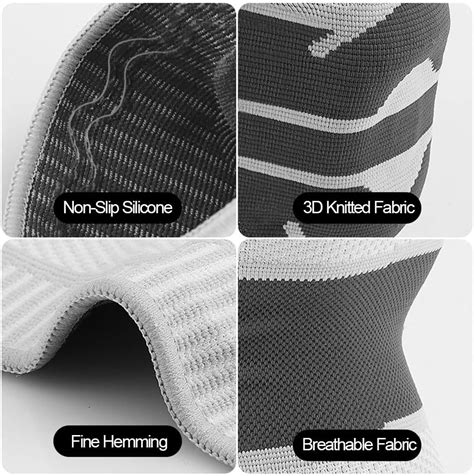 Buy ACTIVE.WEAR Compression Knee Pad Brace Sleeve Stabilizer for Men ...