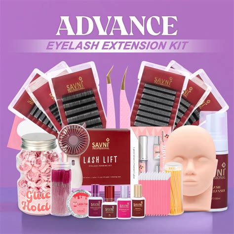 Advanced Eyelash Extension Kit Complete Lash Set – Savni