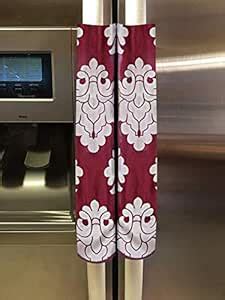 Kuber Industries Cotton Floral Design Fridge Handle Cover (CTKTC32575 ...