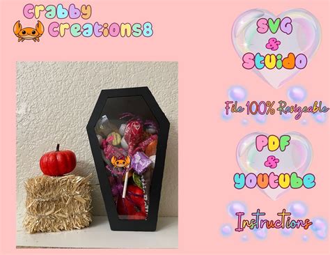 Buy Coffin 3d Candy Holder Box Svg, Coffin 3d Candy Holder 3d Box ...