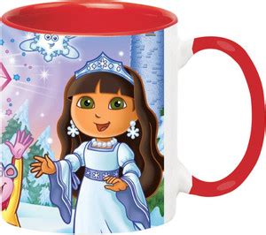 ARTBUG Dora The Eexplorer Cartoon -2261-Red Ceramic Coffee Mug Price in ...