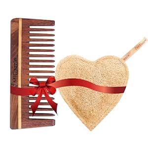Midazzle Natural Handcrafted Sheesham Rosewood Hair Comb for Men and ...