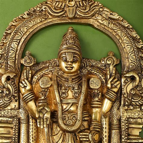 Buy Brass Superfine Lord Venkateshwara Tirupati Balaji Wall Hanging ...