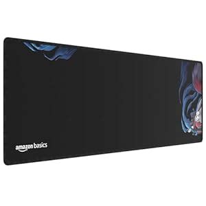 amazon basics Extended Mouse Pad with Anti-Fray Stitched Edges ...