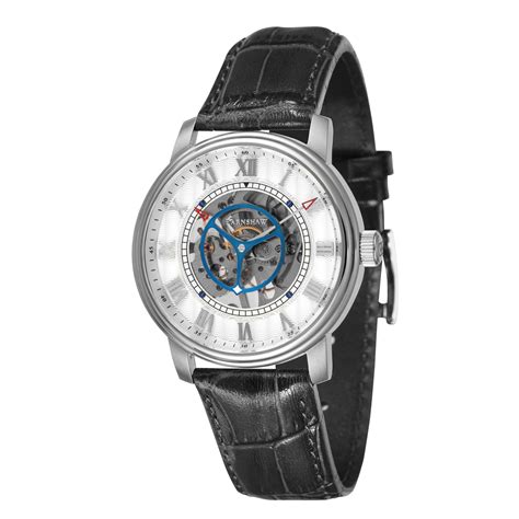 Earnshaw Westminster Mechanical Skeleton Cream Grey – The Watch Factory