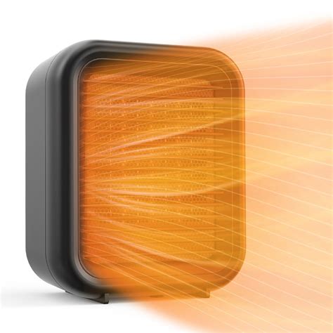 Buy 800W Space Heater, Portable PTC Ceramic Electric Heater 3S Fast ...