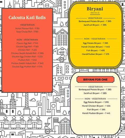 Menu at Park Street Rolls & Biryani, Gurugram