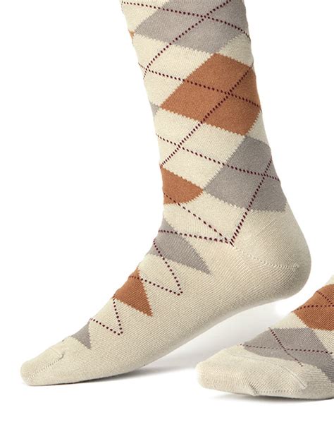 Buy Fashion Socks Argyle Light Grey | Zodiac – Zodiac Finest Quality ...