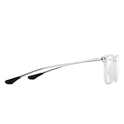 Buy Transparent Gunmetal Black Full Rim Rectangle Lenskart Air fusion ...