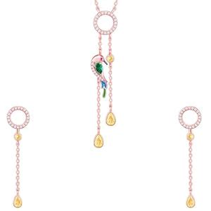 Buy GIVA 925 Silver Rose Gold Swinging Bird Set| Gifts for Women and ...