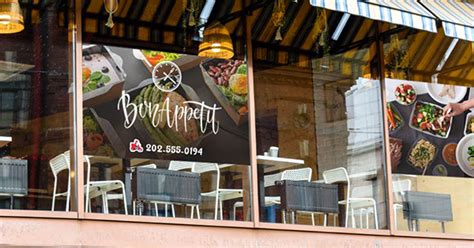 Restaurant Window Graphics 的图像结果