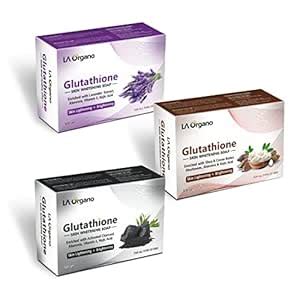 Buy LA Organo Glutathione Lavender, Shea Cocoa Butter & Charcoal Skin ...