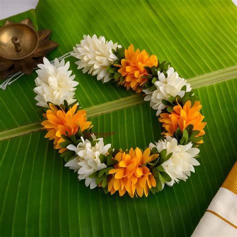 Reusable 16 Inches Pichi Poo Flower String - White With Yellow – AJ ...