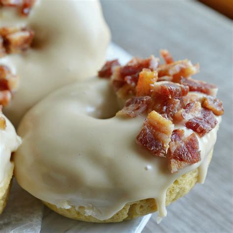 Maple Bacon Donuts - WonkyWonderful