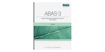 ABAS-3 - ABAS-3 School Parent Form Qty 25 (Print) | Pearson Assessments US