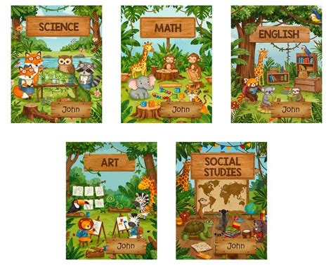 Create An Editable Elementary School Binder Covers in PowerPoint or ...