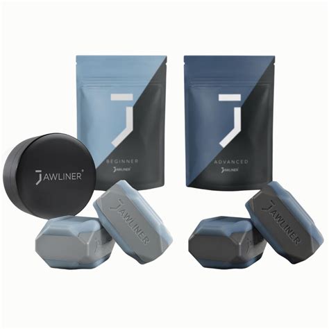 Jawliner 3.0 (Original) Jawline Exerciser Bundle - Beginner Level Jaw ...