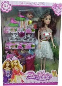 Easy Way Fashion D001 Doll Pretty Girl With Accessories (Multicolor ...