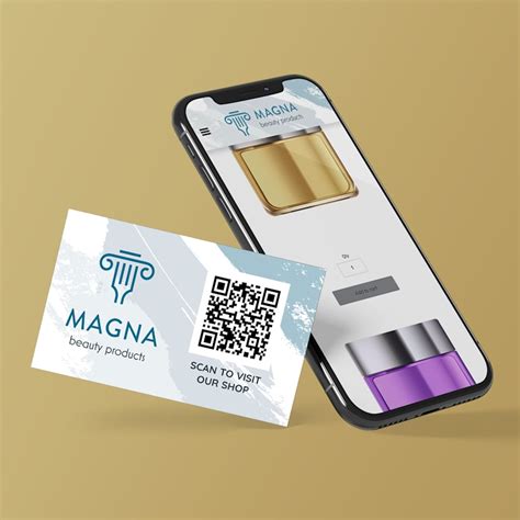 QR Code Visiting Cards: Network with Scannable Business Cards | VistaPrint