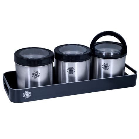 Buy Jaypee Plus Steel Container Transteel 3 Pieces 600 ml each with ...