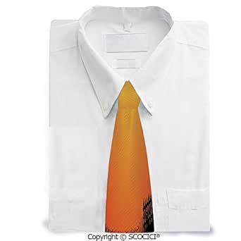 Buy SCOCICI Polyester Tie Framework With Curvy Tree Branches Swirl for ...