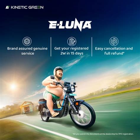 Kinetic Green E Luna X1 Booking for Ex-Showroom Price (with Portable ...