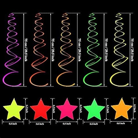 WILLBOND 20 Pieces UV Neon Glow Kits Party Supplies India | Ubuy