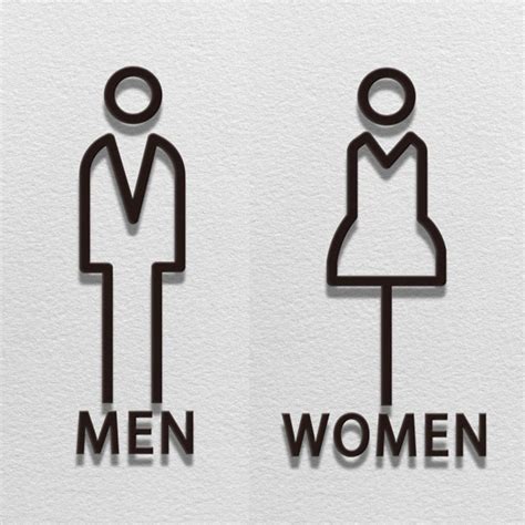⚡️Buy Maxbell Bathroom Sign Office Court Acrylic Door Accessories ...