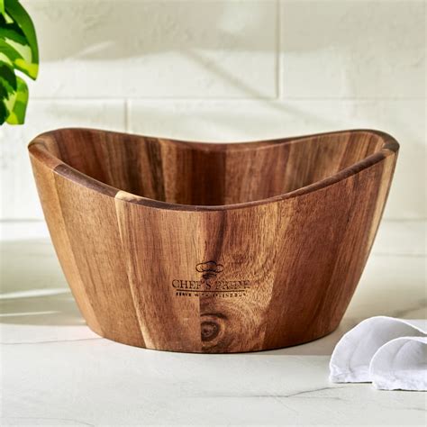 Buy Chefs Pride Marion Acacia Wood Serving Bowl from Home Centre at just INR 1299.0