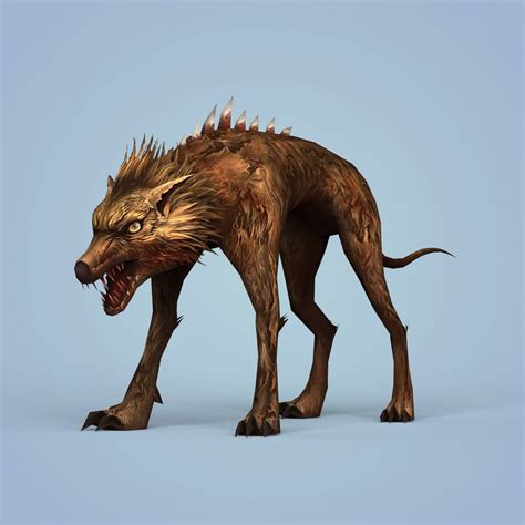 Fantasy Monster Dog - 3D Model by 3dseller