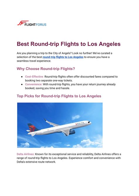PPT - Best Round-trip Flights to Los Angeles PowerPoint Presentation ...