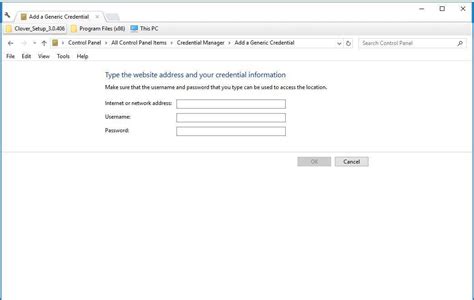 Image result for Add a Windows Credential Windows 1.0