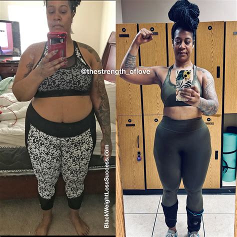 Shaé Love lost 99 pounds - Black Weight Loss Success