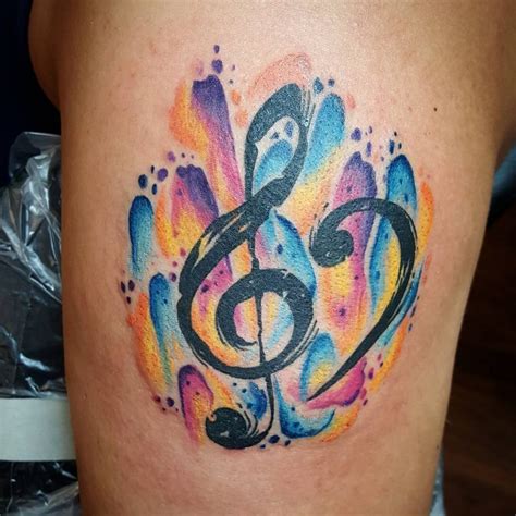 Image result for Music Note Tattoo Designs