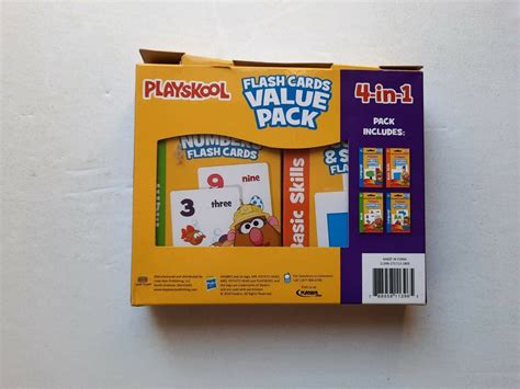 Buy Playskool Flash Cards Value Pack - Alphabet/First Words/Shapes ...