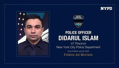 Bangladeshi immigrant police officer among 4 shot dead in New York ...