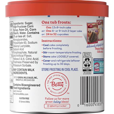 Betty Crocker Frosting